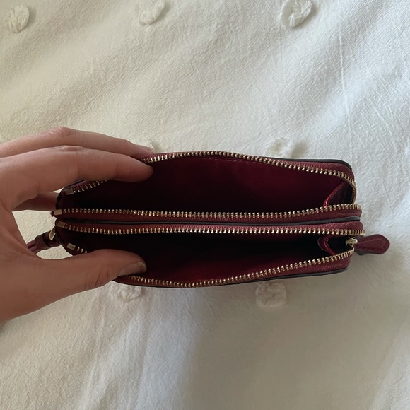 Coach Corner Zip Wallet/Wristlet With Two Sections - Picture 4 of 4